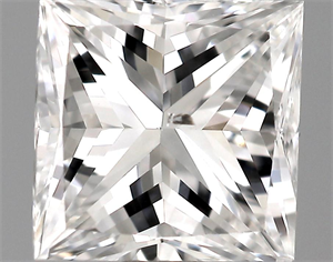 Picture of 0.87 Carats, Princess Diamond with  Cut, E Color, SI1 Clarity and Certified by GIA