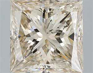 Picture of 1.51 Carats, Princess Diamond with  Cut, N Color, SI2 Clarity and Certified by GIA