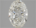 3.01 quilates, Ovalado Diamante , Color I, claridad SI1 y certificado por GIA