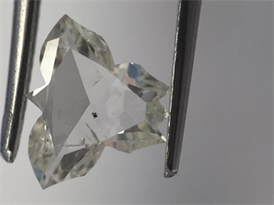 Picture of 1.18 Carats, Butterfly Diamond with  Cut, H Color, SI2 Clarity and Certified by EGL