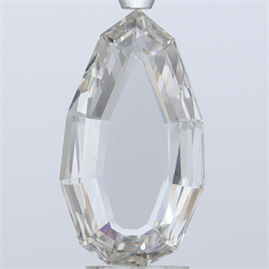 Picture of 3.14 Carats, Pear Diamond with  Cut, H Color, VVS1 Clarity and Certified by GIA