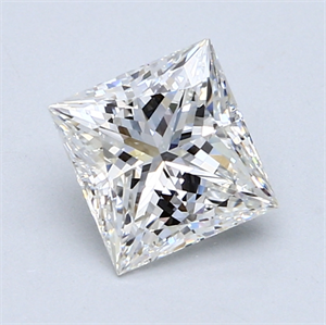 Picture of 1.58 Carats, Princess Diamond with  Cut, G Color, VVS2 Clarity and Certified by GIA