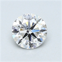 0.70 Carats, Round Diamond with Very Good Cut, G Color, VS1 Clarity and Certified by GIA