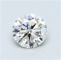 0.70 Carats, Round Diamond with Very Good Cut, I Color, VVS2 Clarity and Certified by GIA
