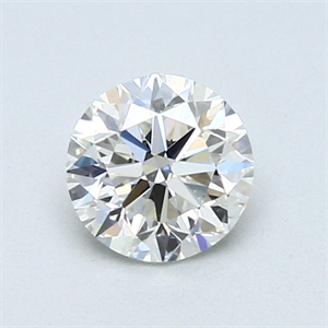 Picture of 0.70 Carats, Round Diamond with Very Good Cut, I Color, VVS2 Clarity and Certified by GIA
