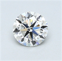 0.70 Carats, Round Diamond with Very Good Cut, I Color, VVS2 Clarity and Certified by GIA