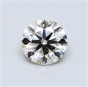 0.70 Carats, Round Diamond with Very Good Cut, I Color, VVS2 Clarity and Certified by GIA