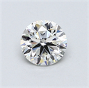 0.70 Carats, Round Diamond with Very Good Cut, I Color, VS1 Clarity and Certified by GIA