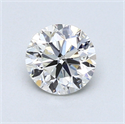 0.70 Carats, Round Diamond with Very Good Cut, I Color, VS1 Clarity and Certified by GIA