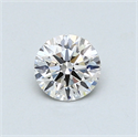 0.50 quilates, Redondo Diamante , Color I, claridad VVS1 y certificado por GIA