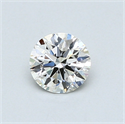 0.52 quilates, Redondo Diamante , Color I, claridad VVS1 y certificado por GIA