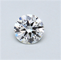 0.40 Carats, Round Diamond with Excellent Cut, I Color, VVS1 Clarity and Certified by GIA