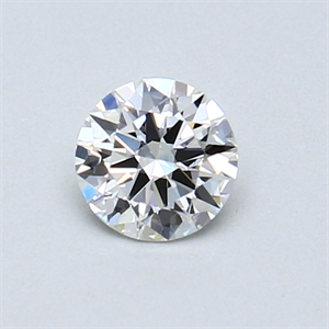 Picture of 0.40 Carats, Round Diamond with Excellent Cut, I Color, VVS1 Clarity and Certified by GIA