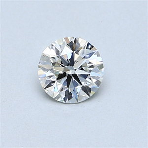 Picture of 0.40 Carats, Round Diamond with Excellent Cut, I Color, VS1 Clarity and Certified by GIA