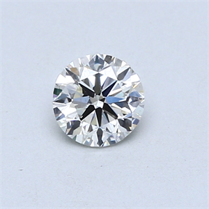 Picture of 0.40 Carats, Round Diamond with Very Good Cut, I Color, VS1 Clarity and Certified by GIA