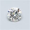 0.40 Carats, Round Diamond with Very Good Cut, J Color, VS2 Clarity and Certified by GIA