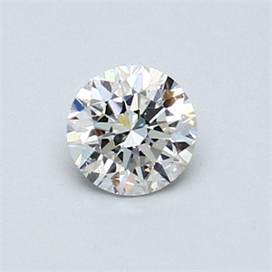 Picture of 0.40 Carats, Round Diamond with Very Good Cut, J Color, VS2 Clarity and Certified by GIA