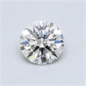 0.60 Carats, Round Diamond with Excellent Cut, I Color, VS1 Clarity and Certified by GIA