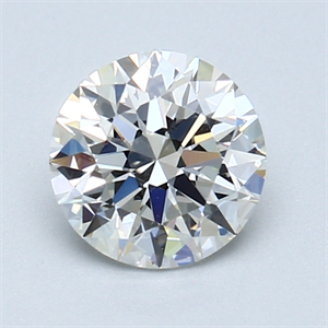 Picture of 1.01 Carats, Round Diamond with Excellent Cut, I Color, VVS1 Clarity and Certified by GIA