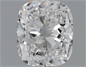 1.17 Carats, Cushion Diamond with  Cut, D Color, SI2 Clarity and Certified by EGL