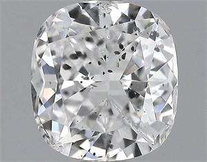Picture of 1.02 Carats, Cushion Diamond with  Cut, D Color, SI2 Clarity and Certified by EGL