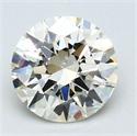 1.50 Carats, Round Diamond with Excellent Cut, L Color, VVS2 Clarity and Certified by GIA