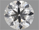 0.90 Carats, Round Diamond with Very Good Cut, F Color, SI2 Clarity and Certified by GIA