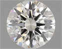0.45 Carats, Round Diamond with Excellent Cut, I Color, VVS1 Clarity and Certified by GIA