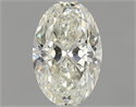 0.61 quilates, Ovalado Diamante , Color J, claridad VVS1 y certificado por GIA