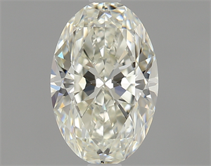 Picture of 0.61 Carats, Oval Diamond with  Cut, J Color, VVS1 Clarity and Certified by GIA