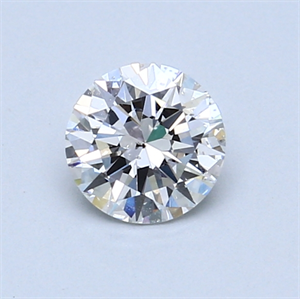 Picture of 0.65 Carats, Round Diamond with Very Good Cut, G Color, SI2 Clarity and Certified by GIA