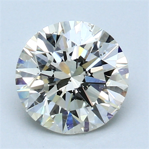 Picture of 1.51 Carats, Round Diamond with Excellent Cut, H Color, SI1 Clarity and Certified by EGL