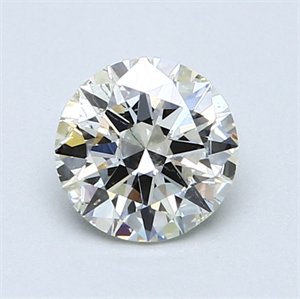 Picture of 1.00 Carats, Round Diamond with Excellent Cut, G Color, SI1 Clarity and Certified by EGL