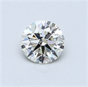 0.55 quilates, Redondo Diamante , Color H, claridad VVS1 y certificado por EGL