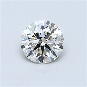 Picture of 0.55 Carats, Round Diamond with Excellent Cut, H Color, VVS1 Clarity and Certified by EGL