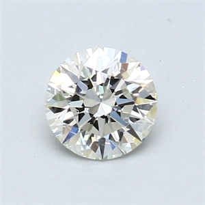 Picture of 0.55 Carats, Round Diamond with Excellent Cut, H Color, VVS1 Clarity and Certified by EGL
