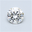 0.62 Carats, Round Diamond with Excellent Cut, E Color, VS1 Clarity and Certified by EGL