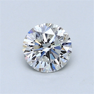 Picture of 0.65 Carats, Round Diamond with Excellent Cut, D Color, VS2 Clarity and Certified by EGL