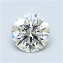 0.80 Carats, Round Diamond with Excellent Cut, H Color, VS2 Clarity and Certified by EGL