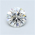 0.65 quilates, Redondo Diamante , Color G, claridad VS1 y certificado por EGL