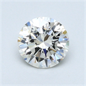 0.73 quilates, Redondo Diamante , Color H, claridad VVS1 y certificado por EGL