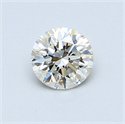 0.54 quilates, Redondo Diamante , Color G, claridad VVS1 y certificado por EGL