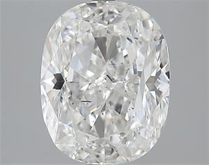 Picture of 5.07 Carats, Cushion Diamond with  Cut, F Color, SI2 Clarity and Certified by GIA