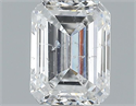 0.91 quilates, Esmeralda Diamante , Color F, claridad SI1 y certificado por EGL