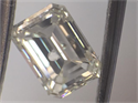 1.09 Carats, Emerald Diamond with  Cut, H Color, SI2 Clarity and Certified by EGL