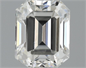 1.22 Carats, Emerald Diamond with  Cut, G Color, VS1 Clarity and Certified by EGL