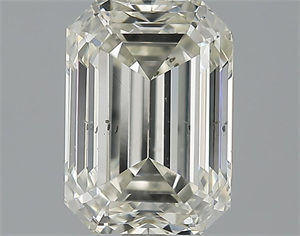 Picture of 2.51 Carats, Emerald Diamond with  Cut, G Color, SI1 Clarity and Certified by EGL