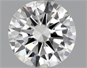 1.01 Carats, Round Diamond with Very Good Cut, F Color, IF Clarity and Certified by GIA