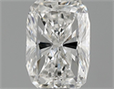 1.01 Carats, Radiant Diamond with  Cut, F Color, VVS1 Clarity and Certified by GIA