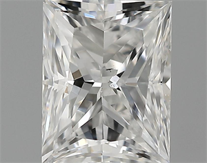 Picture of 1.00 Carats, Princess Diamond with  Cut, F Color, SI1 Clarity and Certified by GIA